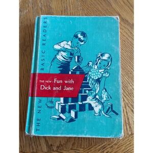 Scott Foresman The New Fun with Dick and Jane Childrens Book Blue Fair Vintage